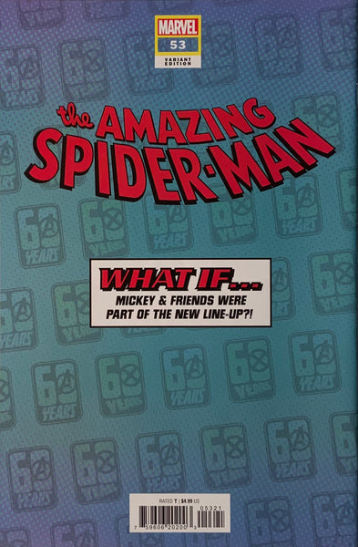AMAZING SPIDER-MAN (2022) #53 DISNEY WHAT IF… MARVEL HOMAGE VARIANT COVER