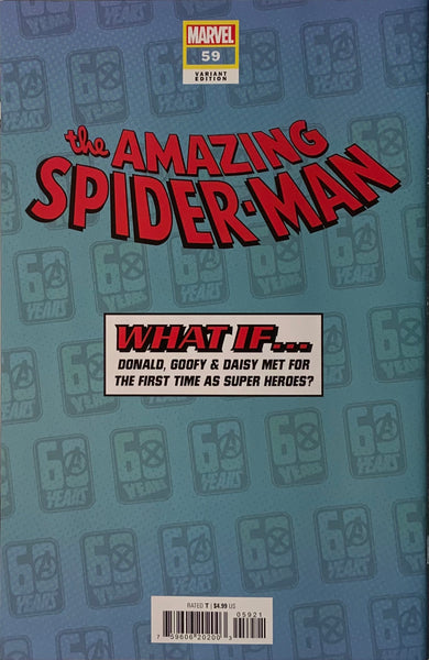 AMAZING SPIDER-MAN (2022) #59 DISNEY WHAT IF… MARVEL HOMAGE VARIANT COVER