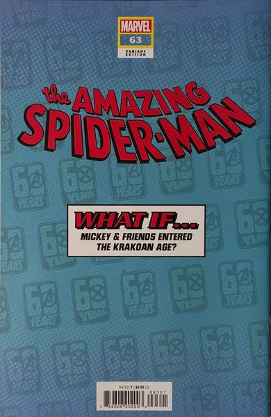 AMAZING SPIDER-MAN (2022) #63 DISNEY WHAT IF… MARVEL HOMAGE VARIANT COVER