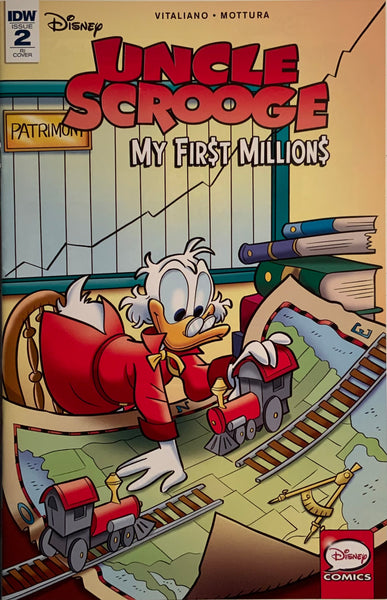 UNCLE SCROOGE MY FIRST MILLIONS # 2 RI RETAILER INCENTIVE 1:10 VARIANT COVER