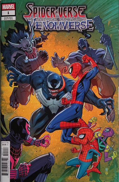 SPIDER-VERSE VS VENOMVERSE # 1 MEDINA 1:25 VARIANT COVER