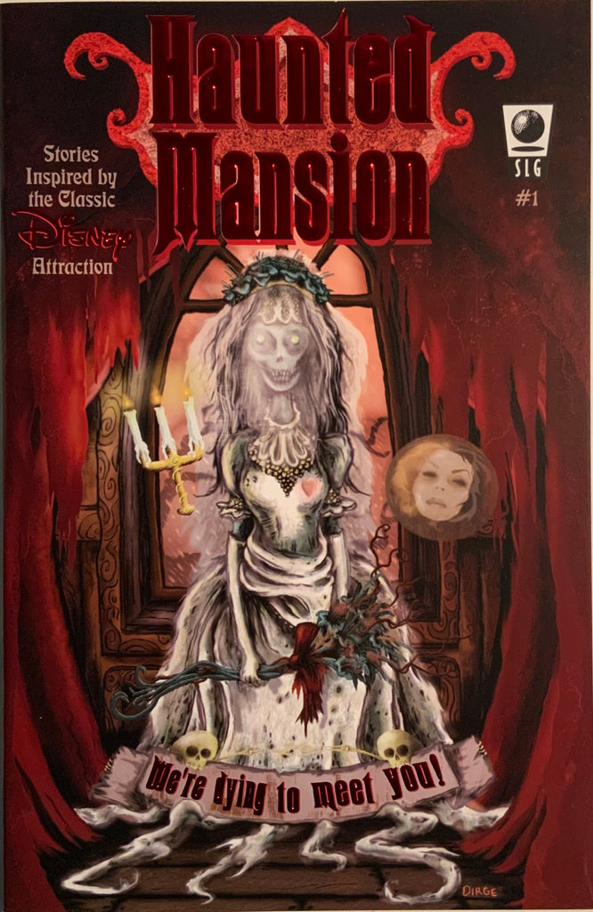 HAUNTED MANSION # 1 RED FOIL RETAILER INCENTIVE VARIANT COVER