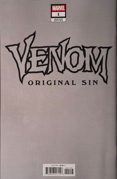 VENOM : ORIGINAL SIN # 1 CRAIN 1:25 VIRGIN VARIANT COVER