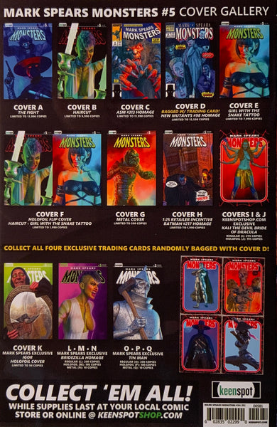 MARK SPEARS MONSTERS #5 1:25 VARIANT COVER