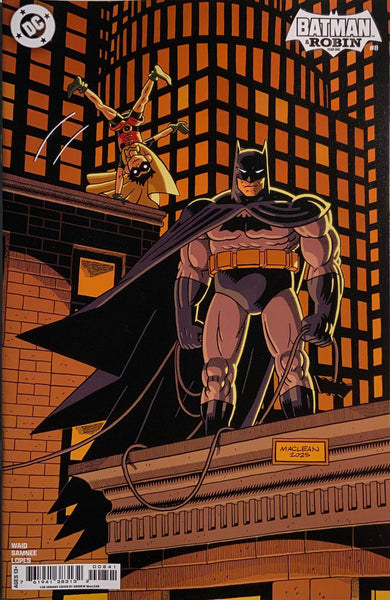 BATMAN AND ROBIN YEAR ONE # 8 MacLEAN 1:25 VARIANT COVER