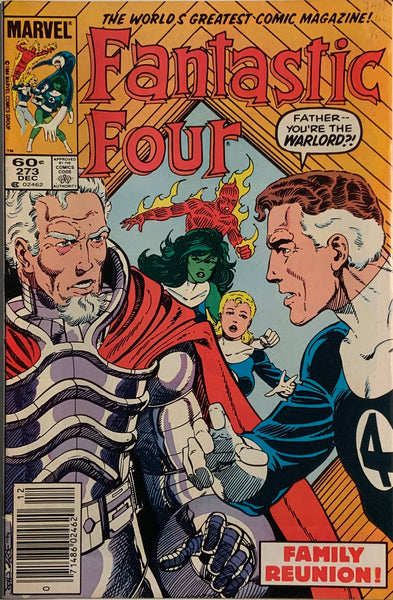 FANTASTIC FOUR (1961-1996) #273 FIRST FULL APPEARANCE OF NATHANIEL RICHARDS, FATHER OF REED