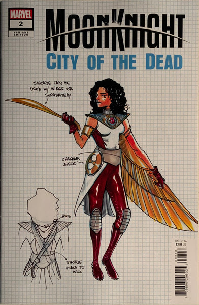 MOON KNIGHT CITY OF THE DEAD # 2 FERREIRA 1:10 VARIANT COVER