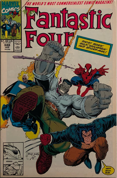 FANTASTIC FOUR (1961-1996) #348 FIRST COVER APPEARANCE OF THE NEW FANTASTIC FOUR