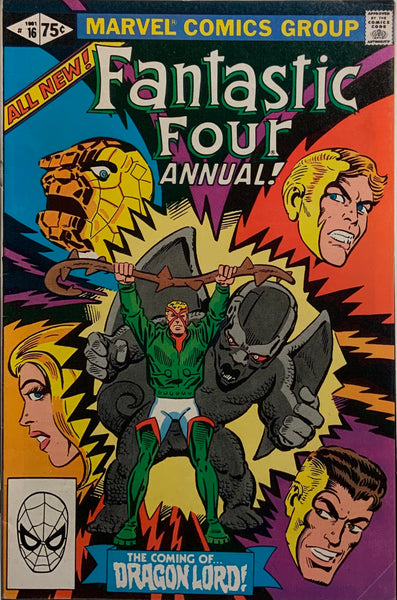 FANTASTIC FOUR (1961-1996) ANNUAL #16 FIRST APPEARANCE OF DRAGON LORD