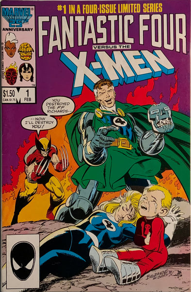 FANTASTIC FOUR VERSUS THE X-MEN SET # 1 - 4