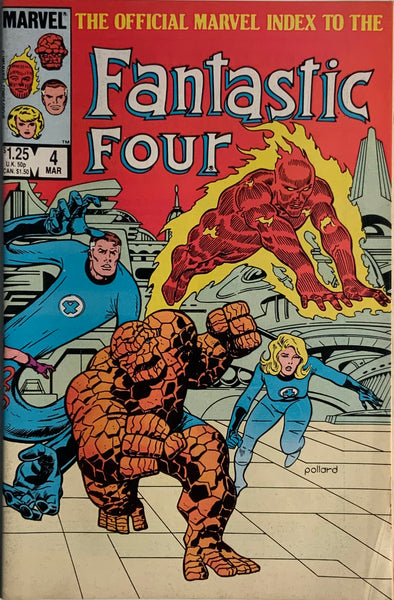 OFFICIAL MARVEL INDEX TO THE FANTASTIC FOUR # 4