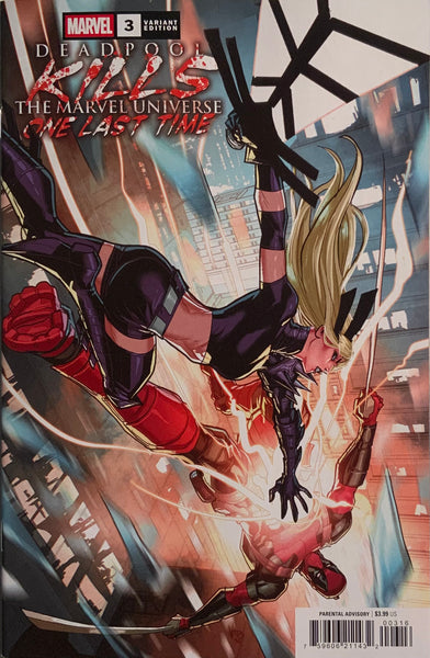 DEADPOOL KILLS THE MARVEL UNIVERSE ONE LAST TIME # 3 WOODS 1:25 VARIANT COVER