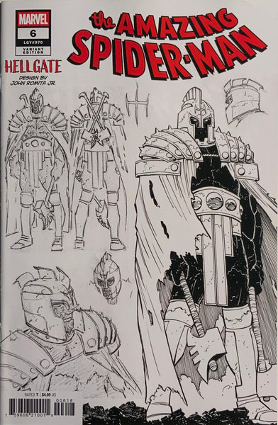 AMAZING SPIDER-MAN (2025) # 6 ROMITA JR 1:10 DESIGN VARIANT COVER