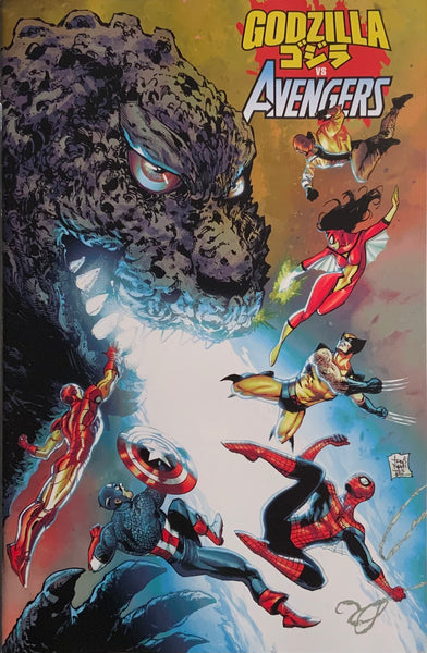 GODZILLA VS AVENGERS #1 DANIEL 1:25 VARIANT COVER