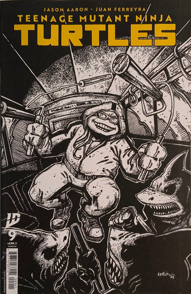 TEENAGE MUTANT NINJA TURTLES (2024) # 9 EASTMAN 1:10 VARIANT COVER