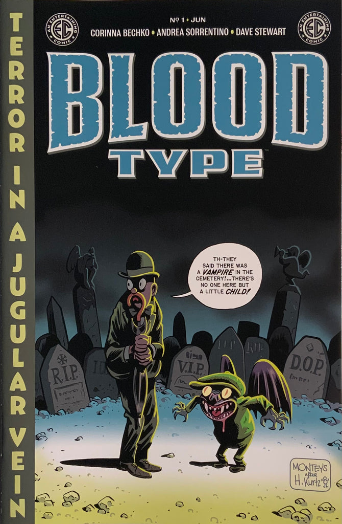 EC BLOOD TYPE # 1 MONTEYS 1:10 VARIANT COVER