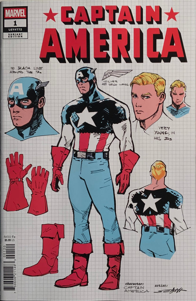 CAPTAIN AMERICA (2025) # 1 SCHITI 1:10 DESIGN VARIANT COVER