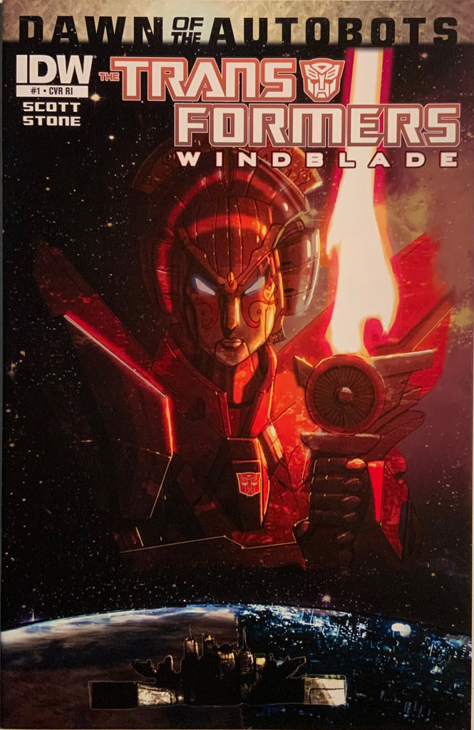 TRANSFORMERS WINDBLADE #1 RAMONDELLI RETAILER INCENTIVE COVER