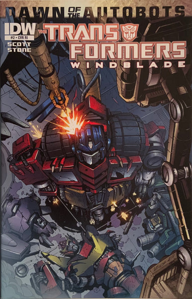 TRANSFORMERS WINDBLADE #2 MATERE RETAILER INCENTIVE COVER