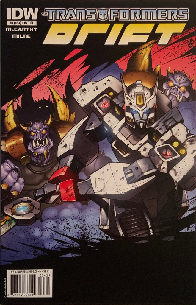 TRANSFORMERS DRIFT # 4 GUIDI RETAILER INCENTIVE COVER