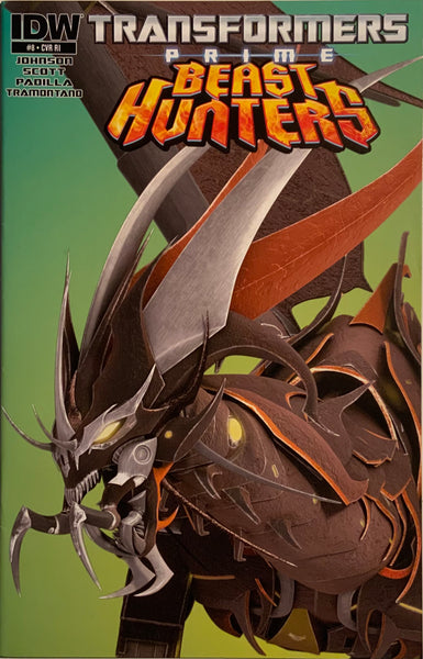 TRANSFORMERS PRIME : BEAST HUNTERS # 8 ANIMATION ART RETAILER INCENTIVE COVER