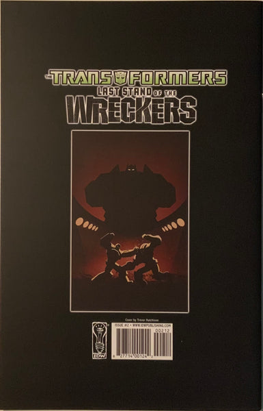 TRANSFORMERS LAST STAND OF THE WRECKERS # 2 HUTCHISON RETAILER INCENTIVE COVER