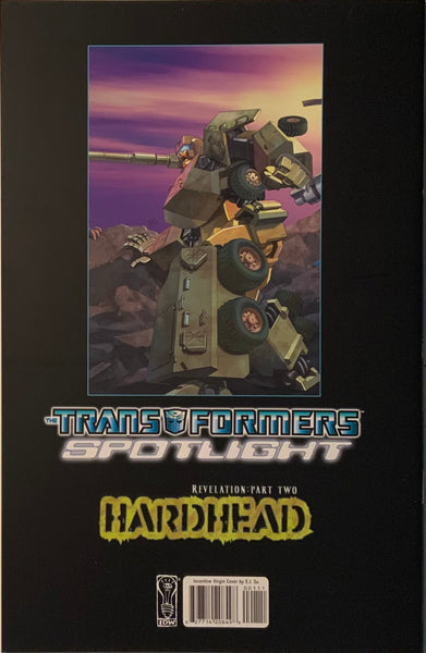 TRANSFORMERS SPOTLIGHT : HARDHEAD SU RETAILER INCENTIVE COVER