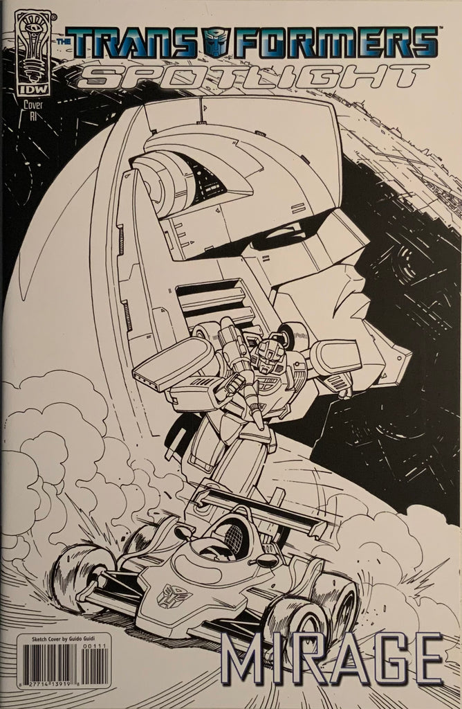 TRANSFORMERS SPOTLIGHT : MIRAGE GUIDI RETAILER INCENTIVE COVER