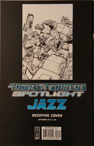 TRANSFORMERS SPOTLIGHT : JAZZ SU RETAILER INCENTIVE COVER