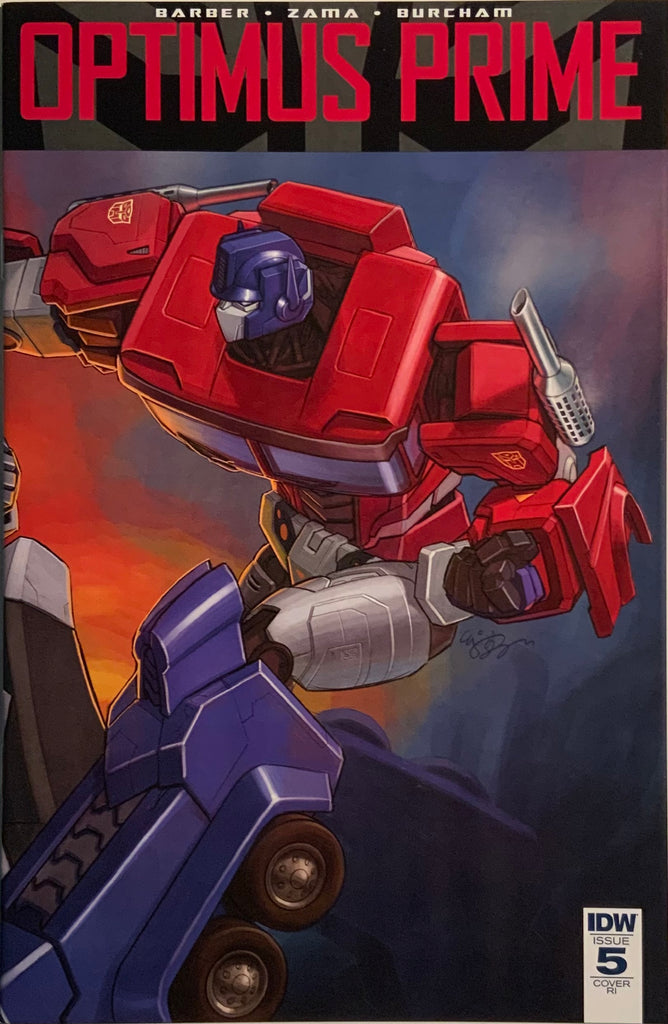 TRANSFORMERS OPTIMUS PRIME # 5 SU RETAILER INCENTIVE COVER