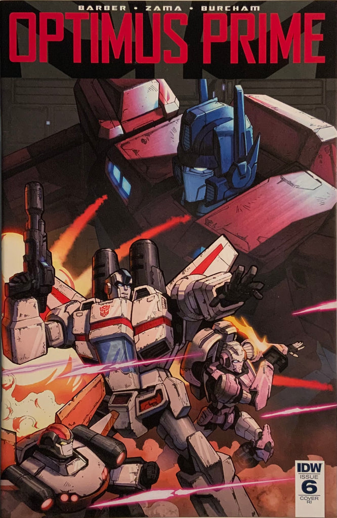 TRANSFORMERS OPTIMUS PRIME # 6 KIM RETAILER INCENTIVE COVER