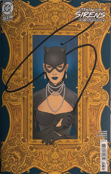 GOTHAM CITY SIRENS : UNFIT FOR ORBIT # 1 - 3 MASK 1:25 FRAME VARIANT COVERS