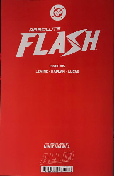 ABSOLUTE FLASH # 5 MALAVIA 1:25 VARIANT COVER