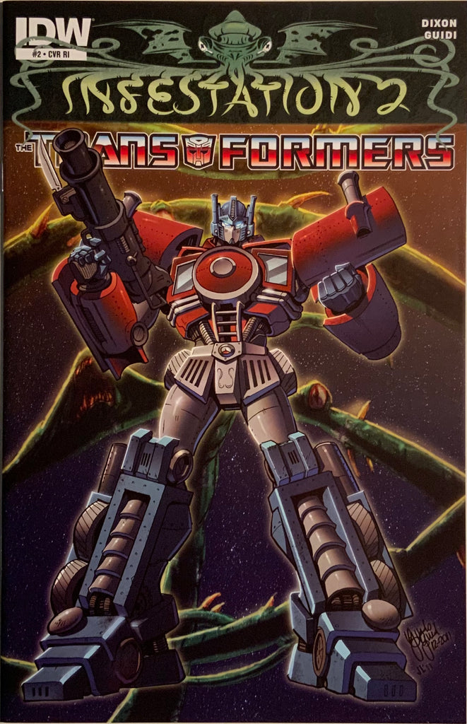 TRANSFORMERS INFESTATION 2 # 2 GUIDI RETAILER INCENTIVE COVER