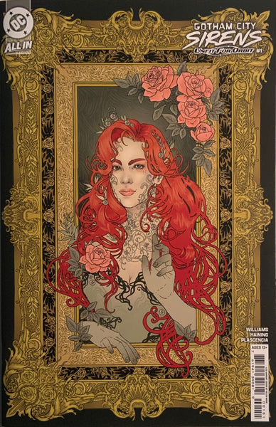 GOTHAM CITY SIRENS : UNFIT FOR ORBIT # 1 - 3 MASK 1:25 FRAME VARIANT COVERS
