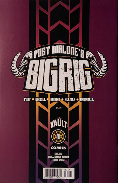 POST MALONE’S BIG RIG # 1 JOHNSON 1:10 VARIANT COVER