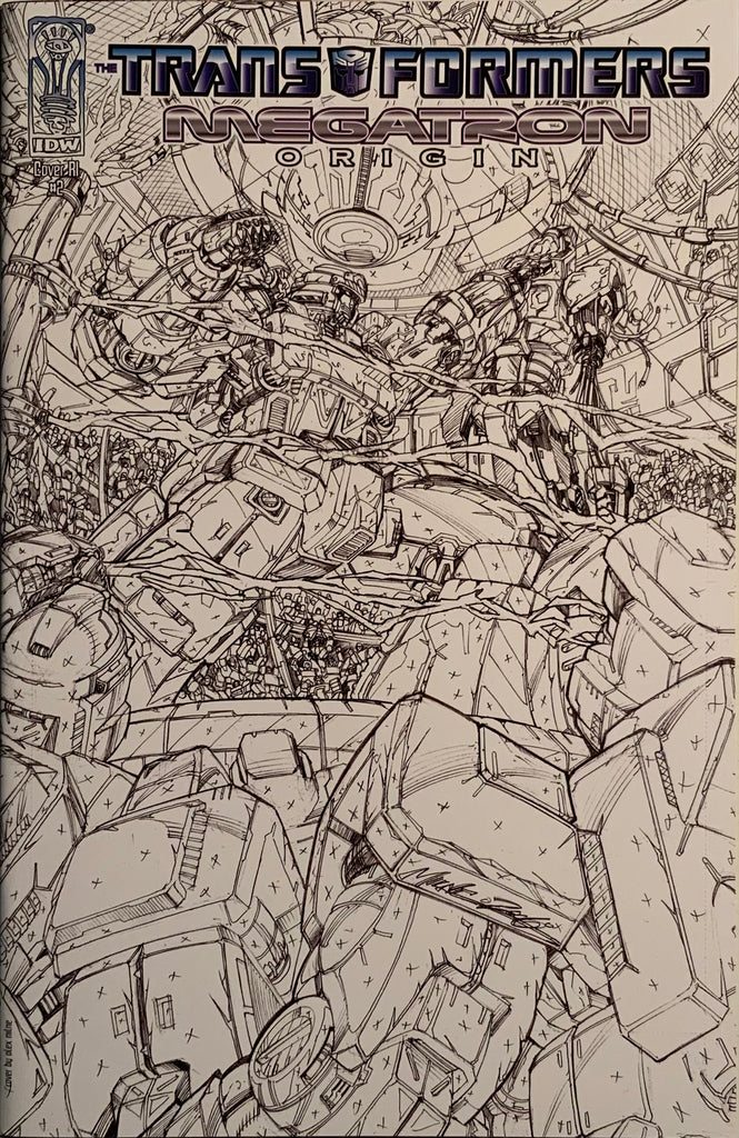 TRANSFORMERS MEGATRON ORIGIN # 2 MILNE RETAILER INCENTIVE COVER