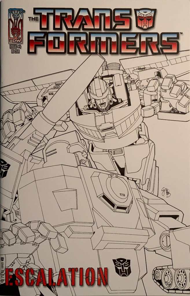 TRANSFORMERS ESCALATION # 4 SU RETAILER INCENTIVE COVER