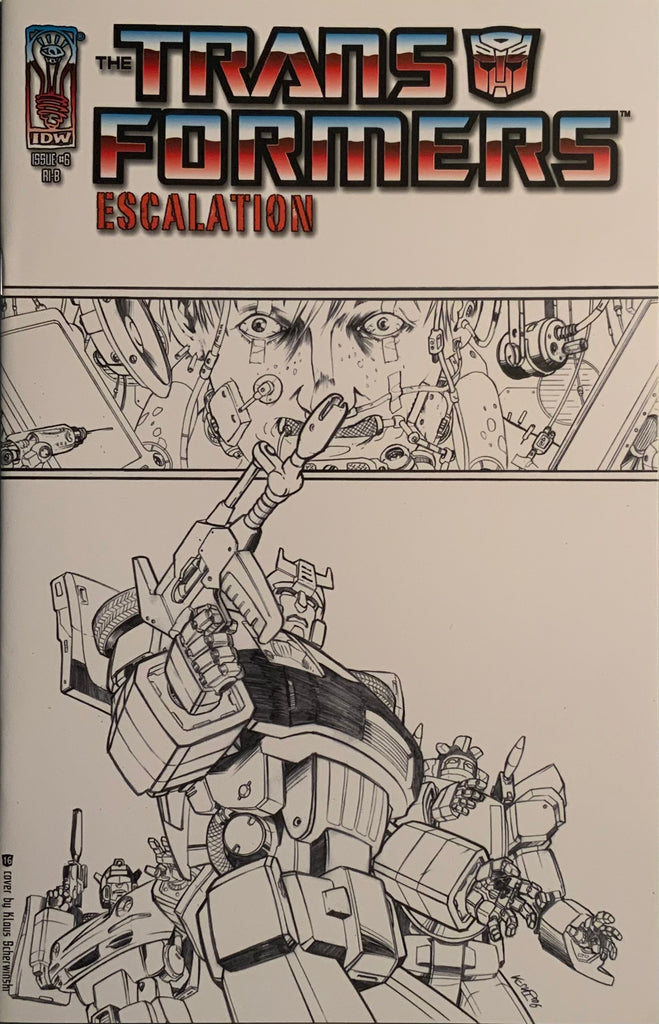 TRANSFORMERS ESCALATION # 6 SCHERWINSKI RETAILER INCENTIVE COVER B