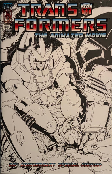 TRANSFORMERS THE ANIMATED MOVIE # 4 FIGUEROA RETAILER INCENTIVE COVER