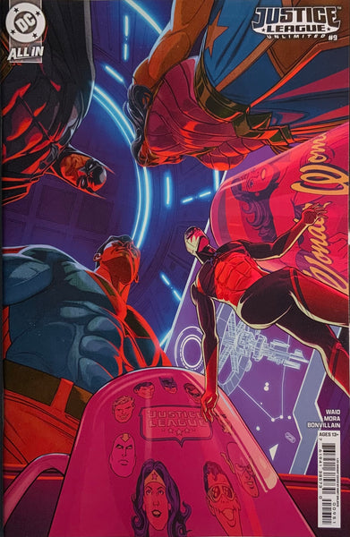 JUSTICE LEAGUE UNLIMITED # 9 MALAVIA 1:25 VARIANT COVER