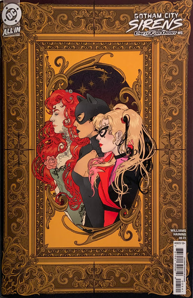 GOTHAM CITY SIRENS : UNFIT FOR ORBIT # 5 MASK 1:25 FRAME VARIANT COVER