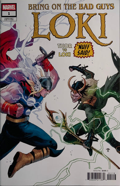 BRING ON THE BAD GUYS : LOKI # 1 RAMCHERON 1:25 VARIANT COVER