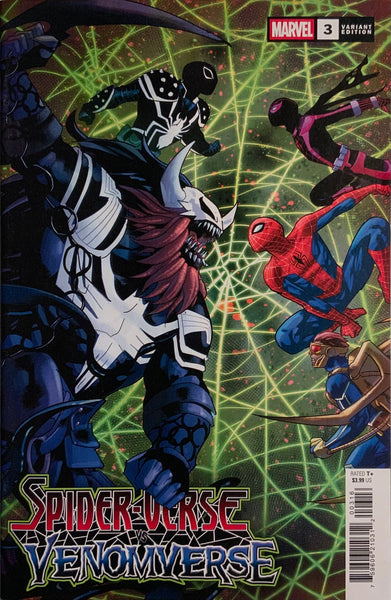SPIDER-VERSE VS VENOMVERSE # 3 BAZALDUA 1:25 VARIANT COVER
