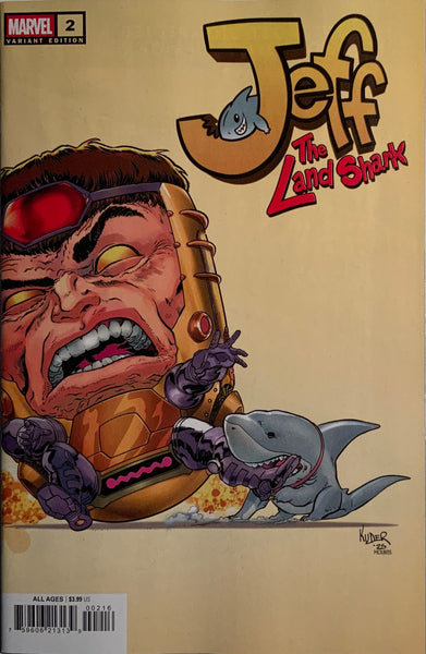 JEFF THE LAND SHARK # 2 KUDER 1:25 VARIANT COVER