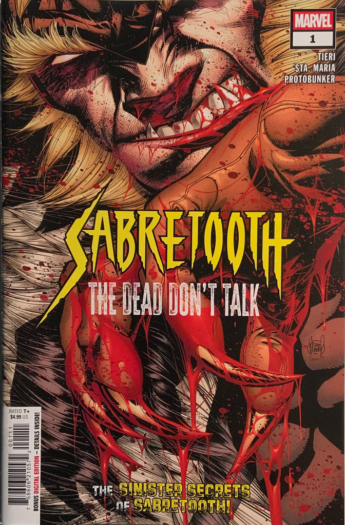 SABRETOOTH : THE DEAD DON’T TALK # 1