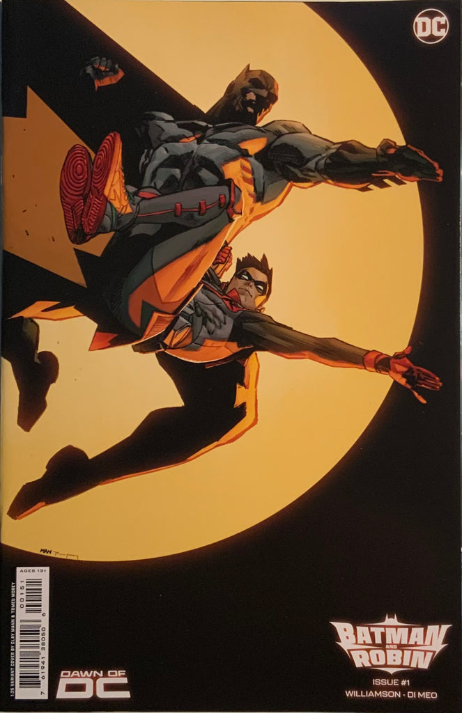 BATMAN AND ROBIN (2023) # 1 MANN 1:25 VARIANT COVER FIRST CAMEO APPEARANCE OF SHUSH