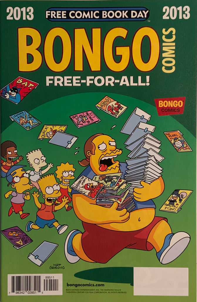 SIMPSONS BONGO COMICS FREE COMIC BOOK DAY 2013