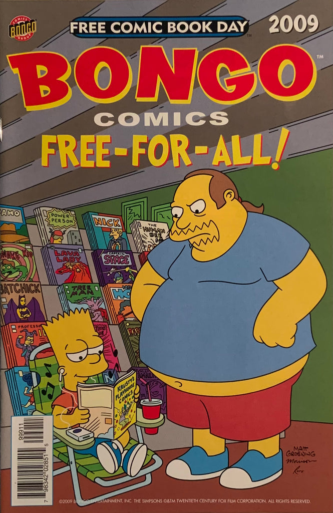 SIMPSONS BONGO COMICS FREE COMIC BOOK DAY 2009