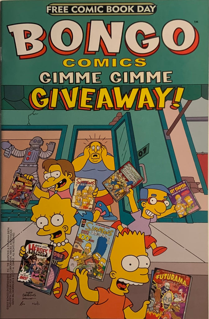 SIMPSONS BONGO COMICS FREE COMIC BOOK DAY 2005
